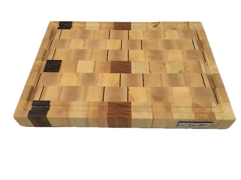 Grooved board 226-13 — End grain