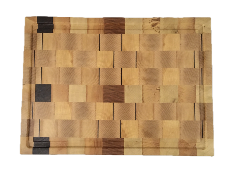Grooved board 226-13 — End grain